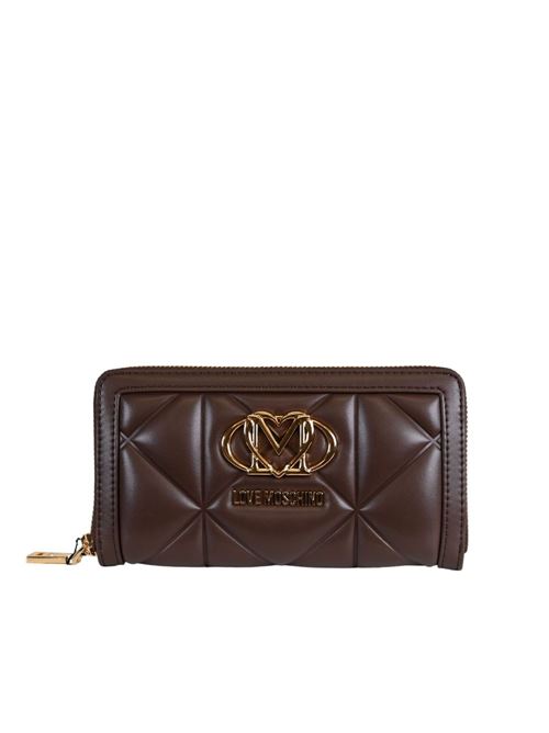 Embossed portafoglio LOVE MOSCHINO | JC5644PP0NLC0313
